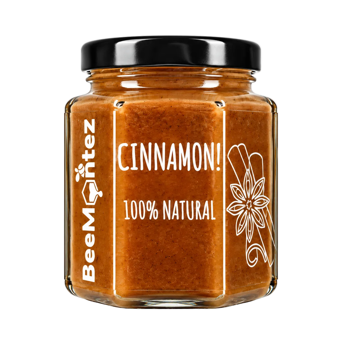 BeeMontez Cinnamon crèmige honing met kaneel