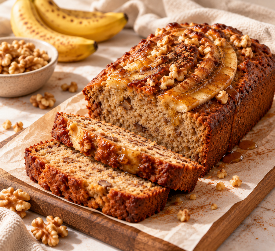 Cinnamon Banana Bread