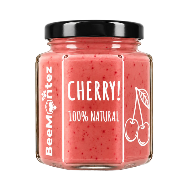 BeeMontez CHERRY crèmige honing met kers