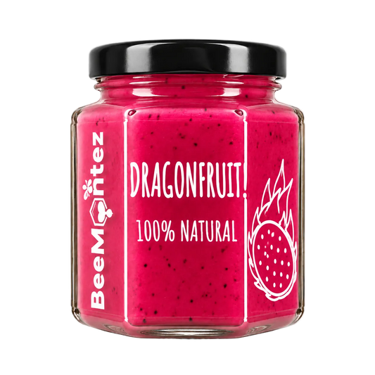 BeeMontez DRAGONFRUIT crèmige honing met dragonfruit