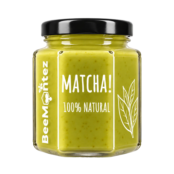 BeeMontez MATCHA crèmige honing met matcha en echte vanille