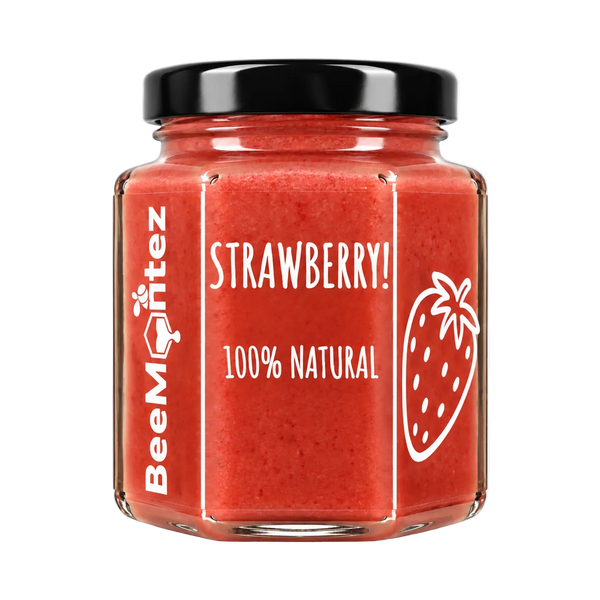 BeeMontez Strawberry crèmige honing met aardbei