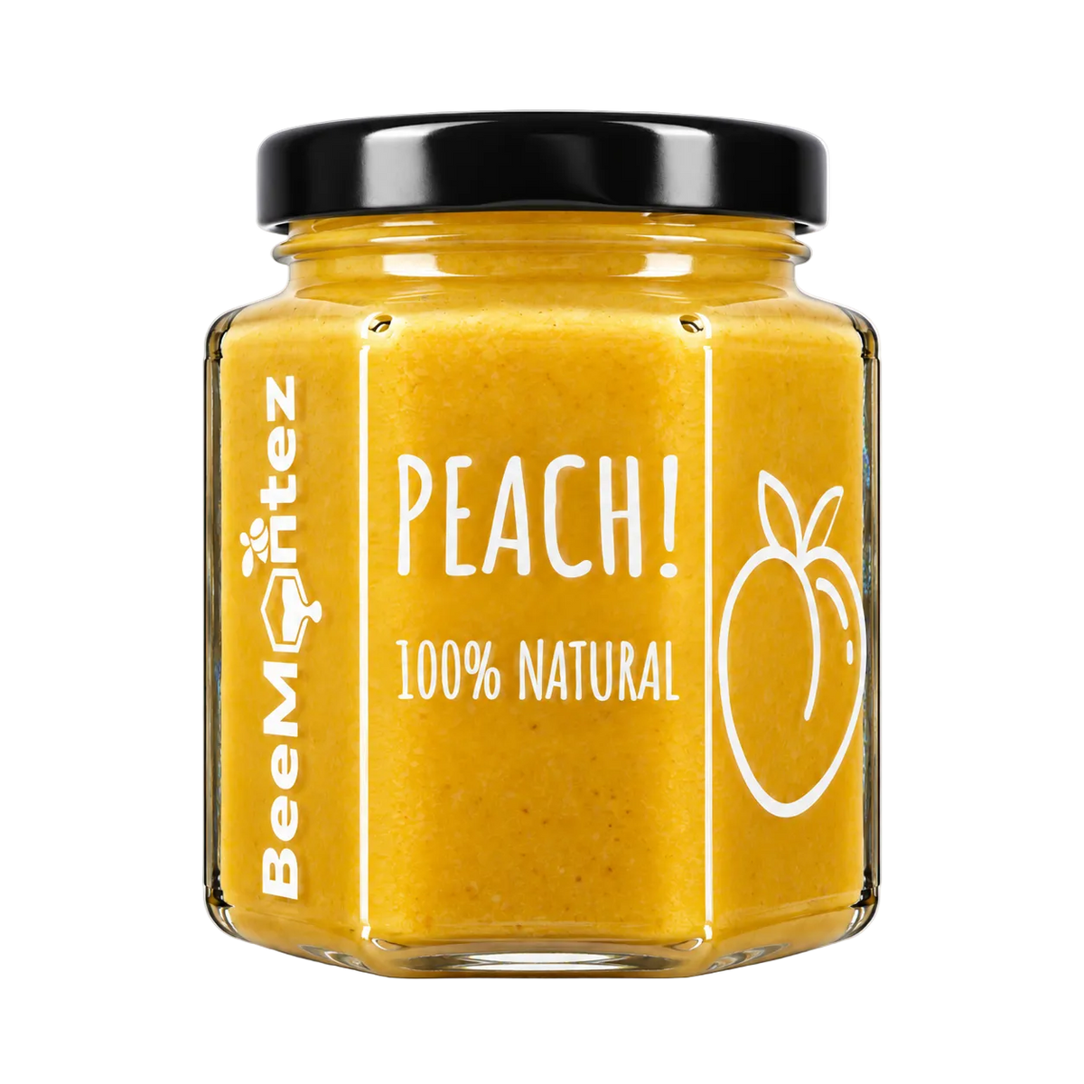 BeeMontez Peach crèmige honing met perzik