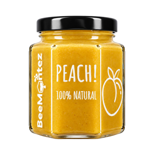 BeeMontez Peach crèmige honing met perzik