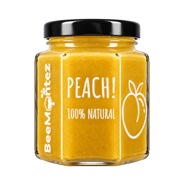 BeeMontez Peach crèmige honing met perzik
