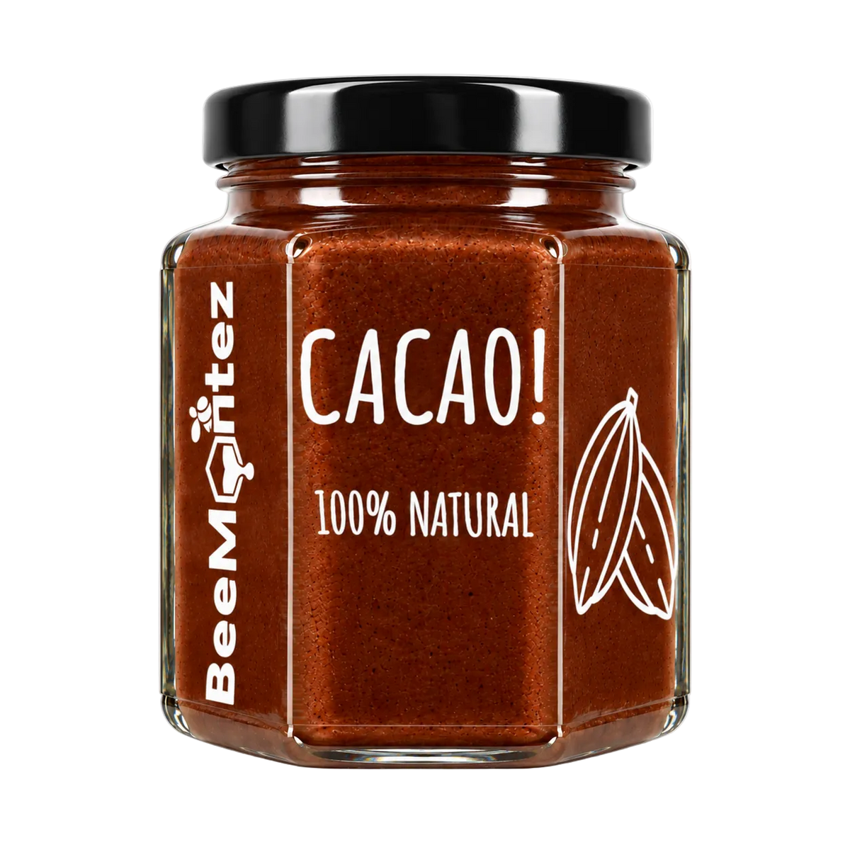 BeeMontez Cacao crèmige honing met cacao